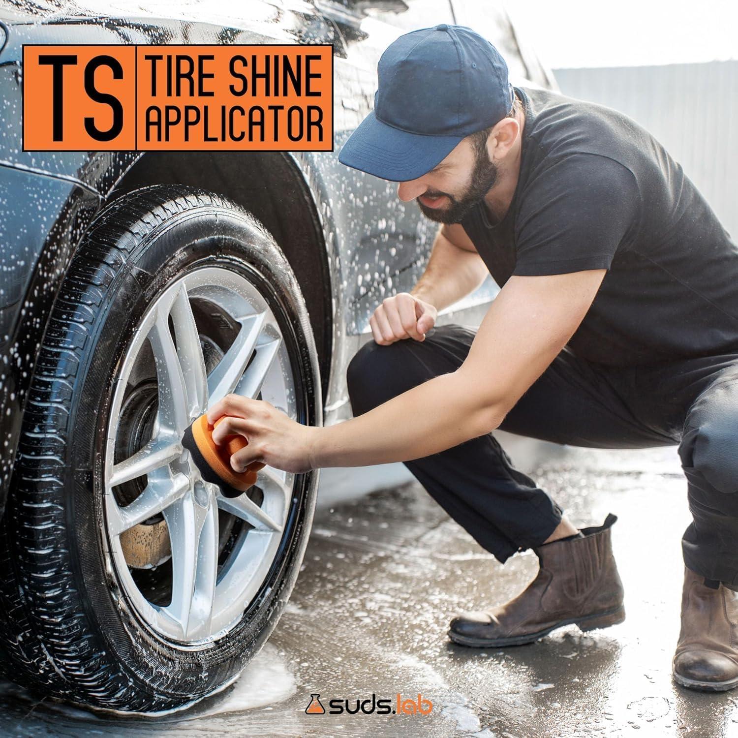 image:imageSuds Lab Tire Shine ApplicatorOrange