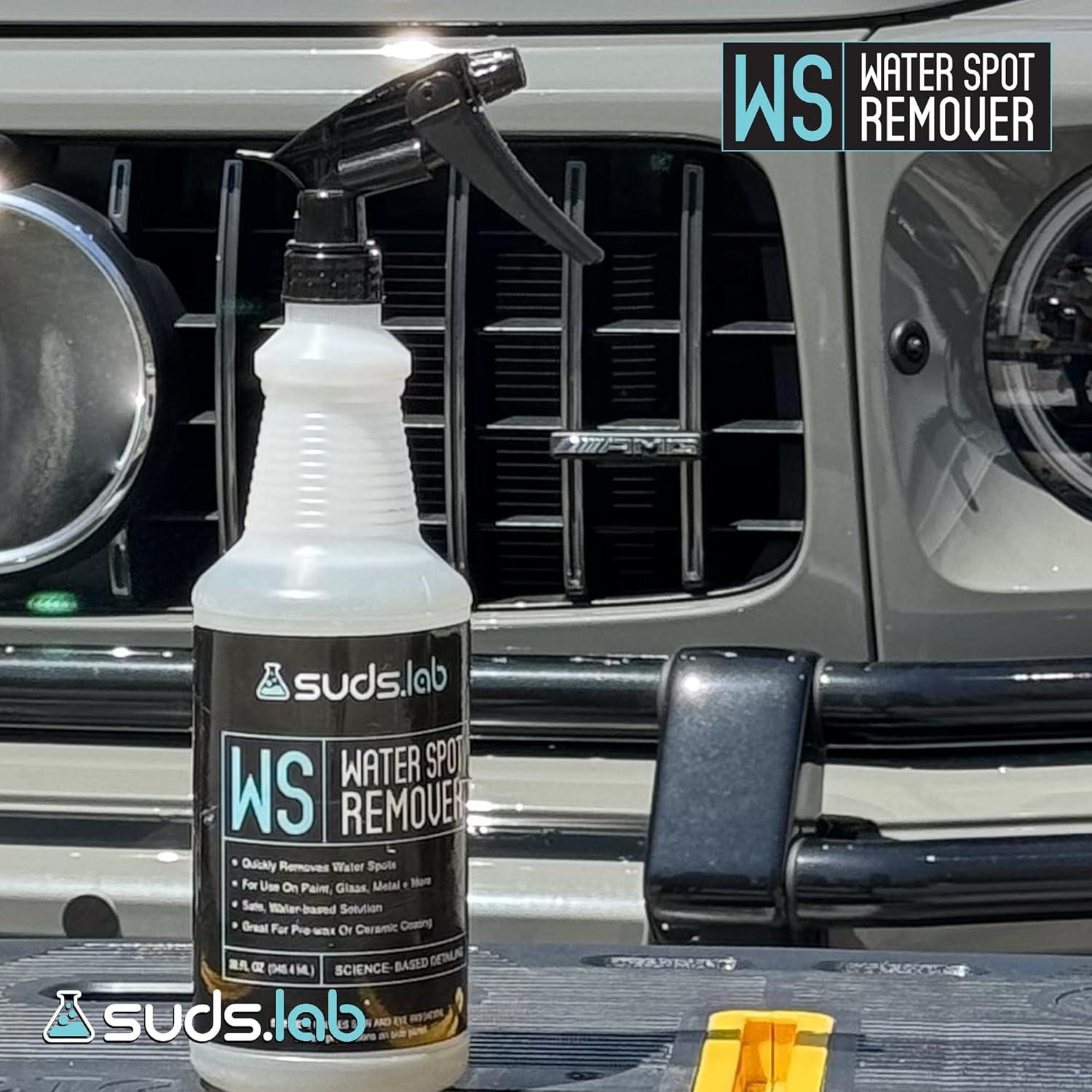 image:imageSuds Lab WS Heavy Duty Water Spot Gel Remover Safe on Glass Metal Paint Vehicle Mineral Deposit Spot Remover Preps Your Car For Waxing 32 Oz32 Fl Oz Pack of 1