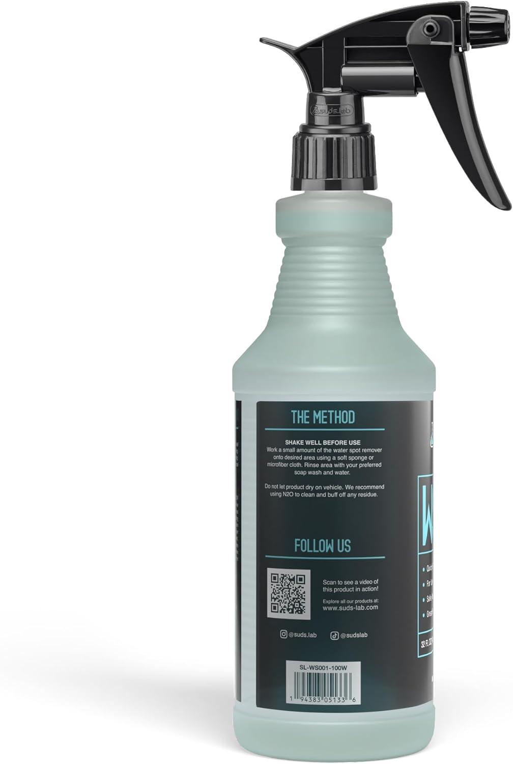 image:imageSuds Lab WS Heavy Duty Water Spot Gel Remover Safe on Glass Metal Paint Vehicle Mineral Deposit Spot Remover Preps Your Car For Waxing 32 Oz32 Fl Oz Pack of 1