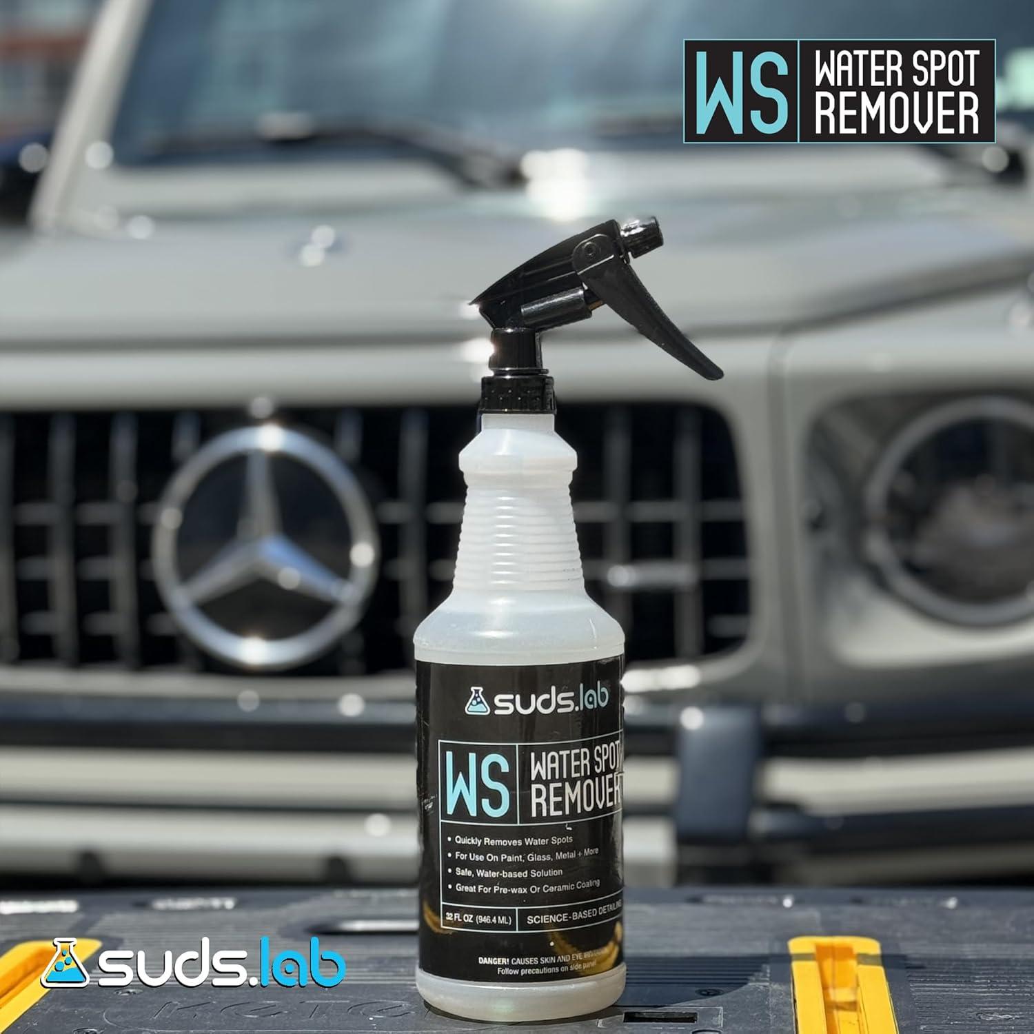image:imageSuds Lab WS Heavy Duty Water Spot Gel Remover Safe on Glass Metal Paint Vehicle Mineral Deposit Spot Remover Preps Your Car For Waxing 32 Oz32 Fl Oz Pack of 1