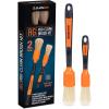 image:imageSuds Lab Detailing Brush with Rubberized Bristles Car Detailing Wheel Brush Rim Cleaner 2 Pack
