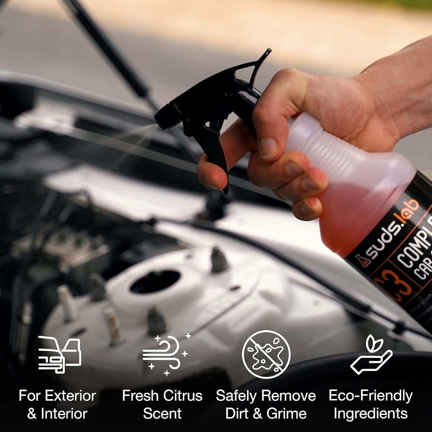 image:imageSuds Lab C3 Complete Car Cleaner Multipurpose Car Wash Solution for Interior and Exterior Cleaning Spray for Automotive Detailing 32 oz