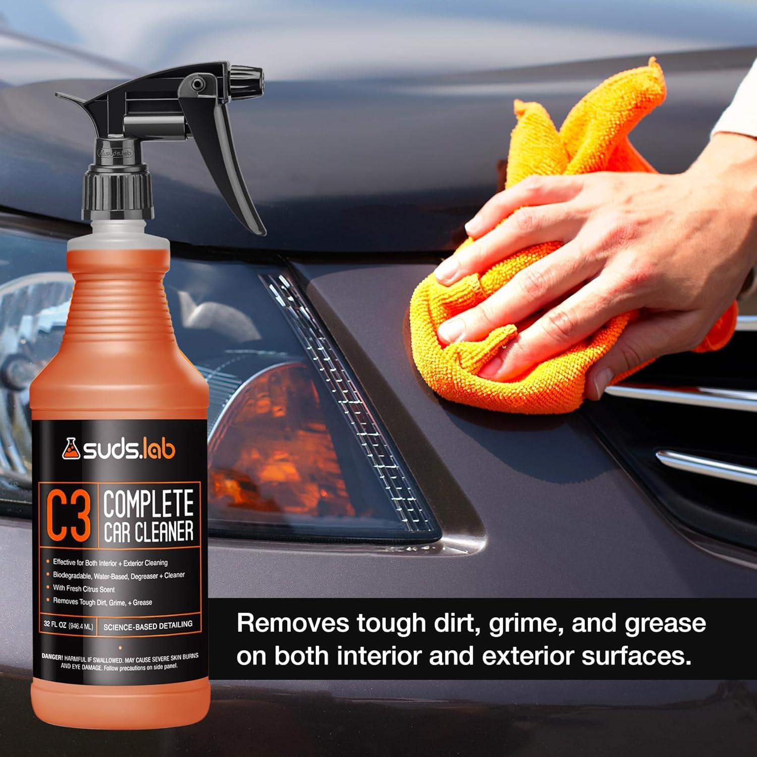 image:imageSuds Lab C3 Complete Car Cleaner Multipurpose Car Wash Solution for Interior and Exterior Cleaning Spray for Automotive Detailing 32 oz