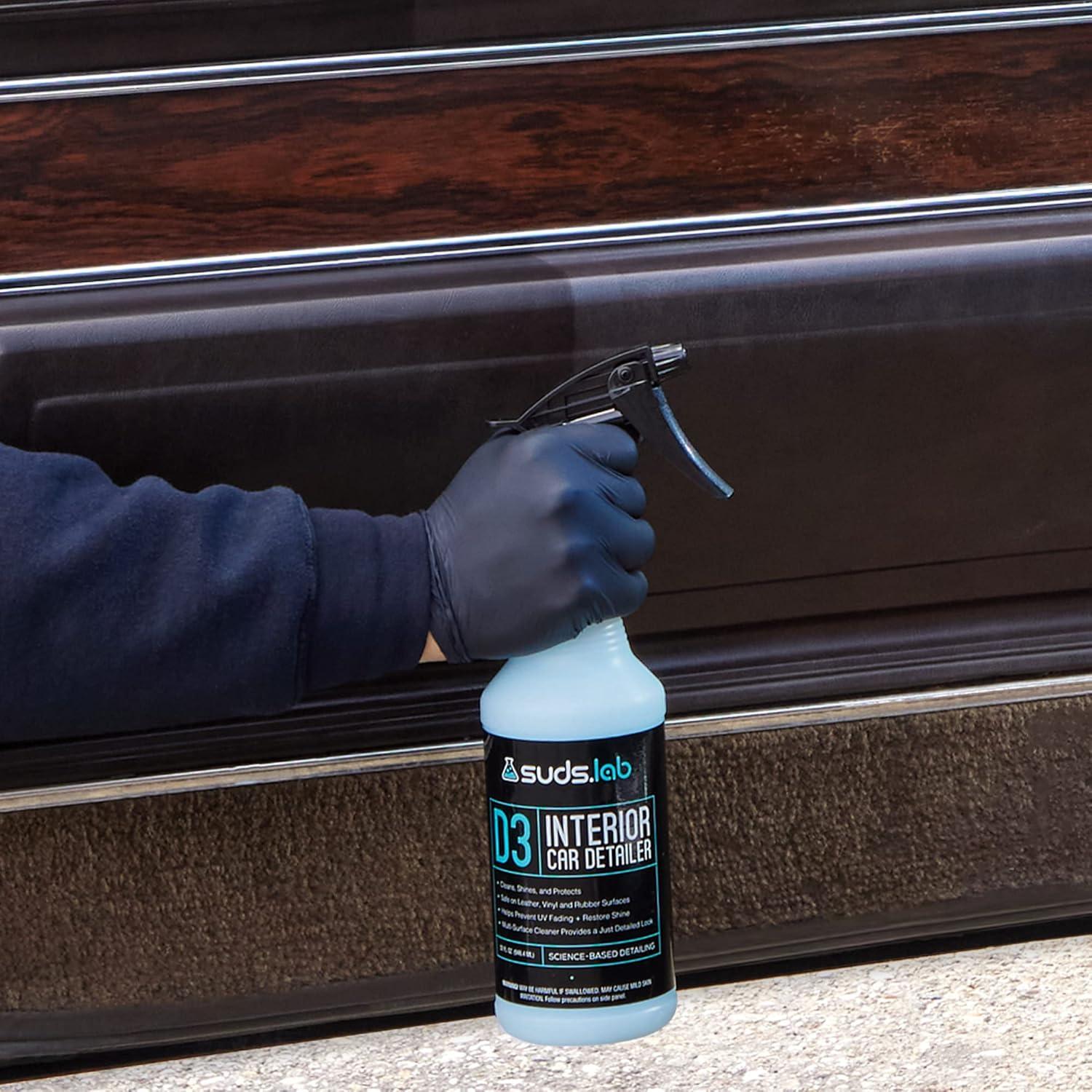 image:imageSuds Lab D3 Interior Car Detailer Auto Detailing Spray that Cleans Restores Shine and Protects Interior Surfaces 32 oz32 Fl Oz Pack of 1