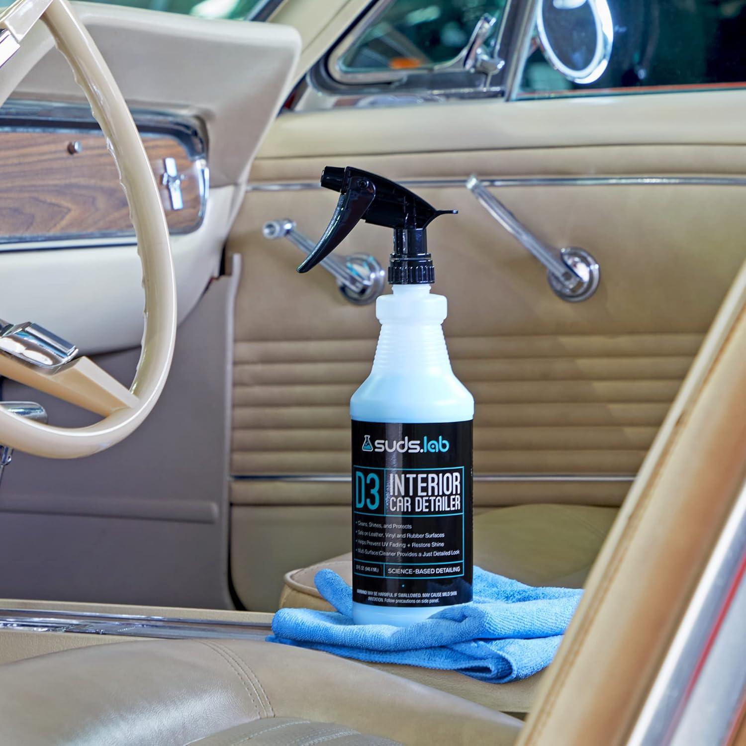 image:imageSuds Lab D3 Interior Car Detailer Auto Detailing Spray that Cleans Restores Shine and Protects Interior Surfaces 32 oz32 Fl Oz Pack of 1