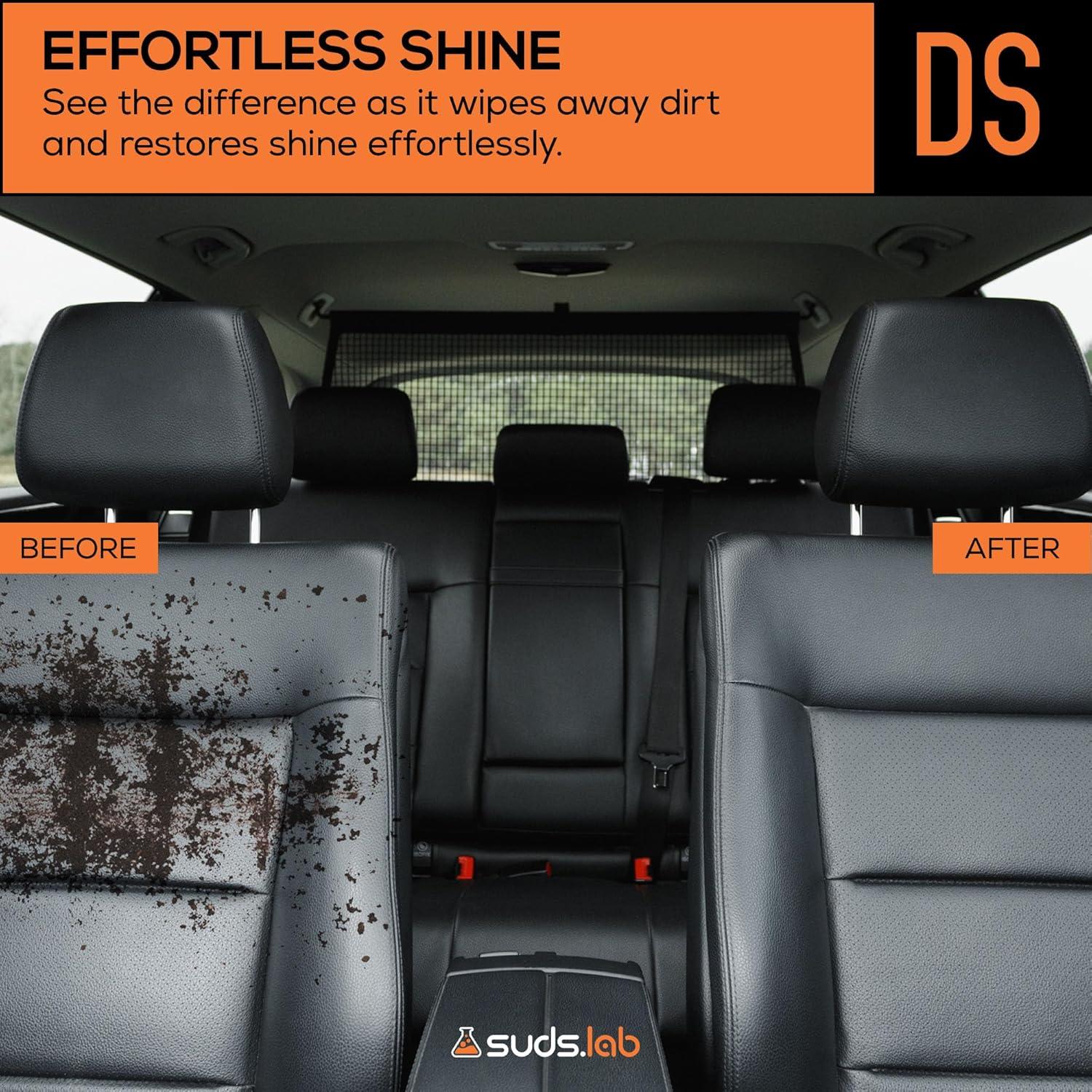 image:imageSuds Lab DS Detailing Scrub Sponge Microfiber Scrub Pad for Car Detailing Two Textures for Polishing amp Scrubbing Durable amp Absorbent MultiSurface Use Washable amp Reusable 6 Pack OrangeSet of 6