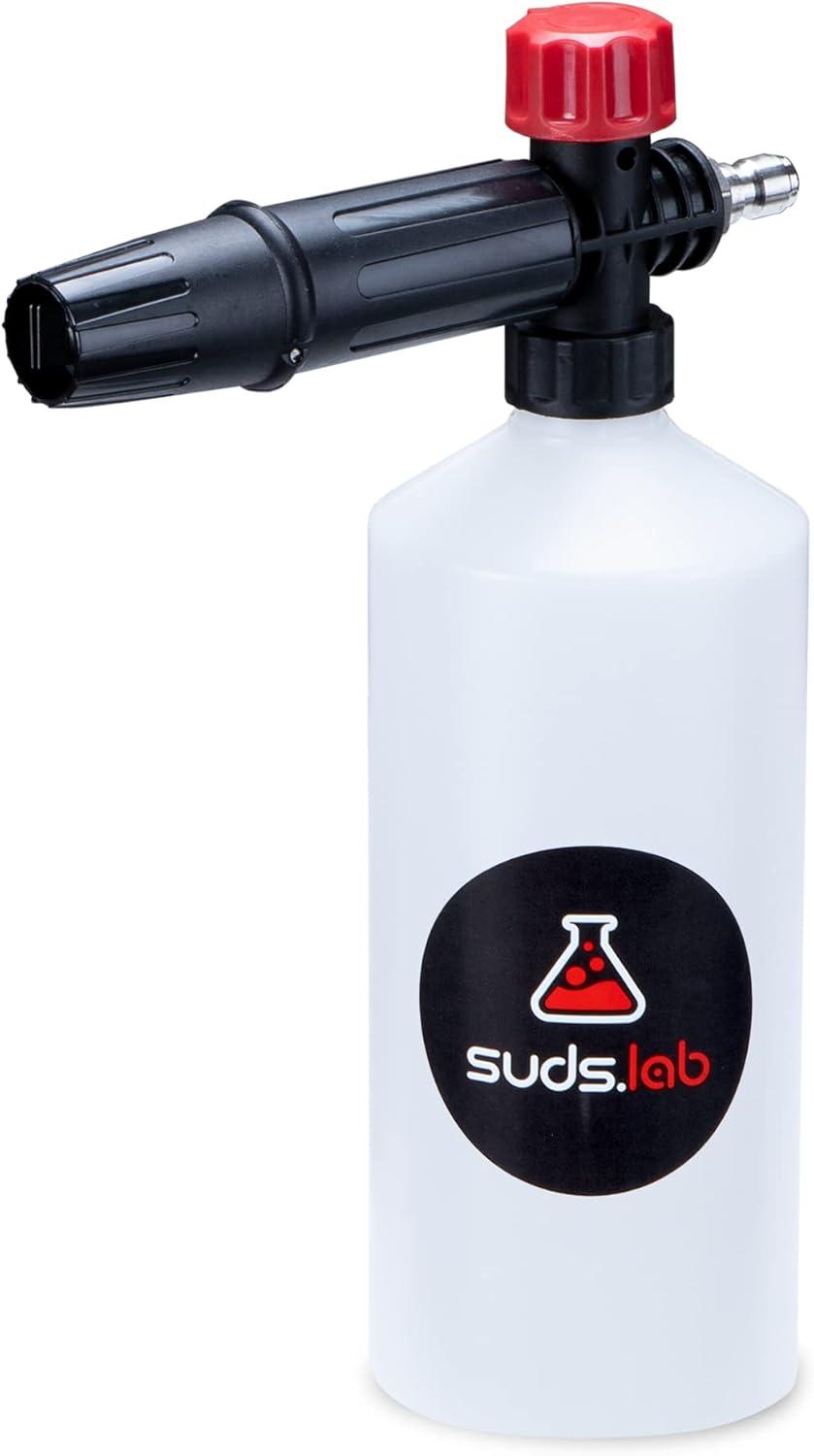 image:imageSuds Lab F2 Super Wash Foam Cannon Adjustable Foam Nozzle Quick Connect to any Pressure Washer Clean Dirt and Dust Home Car Washing