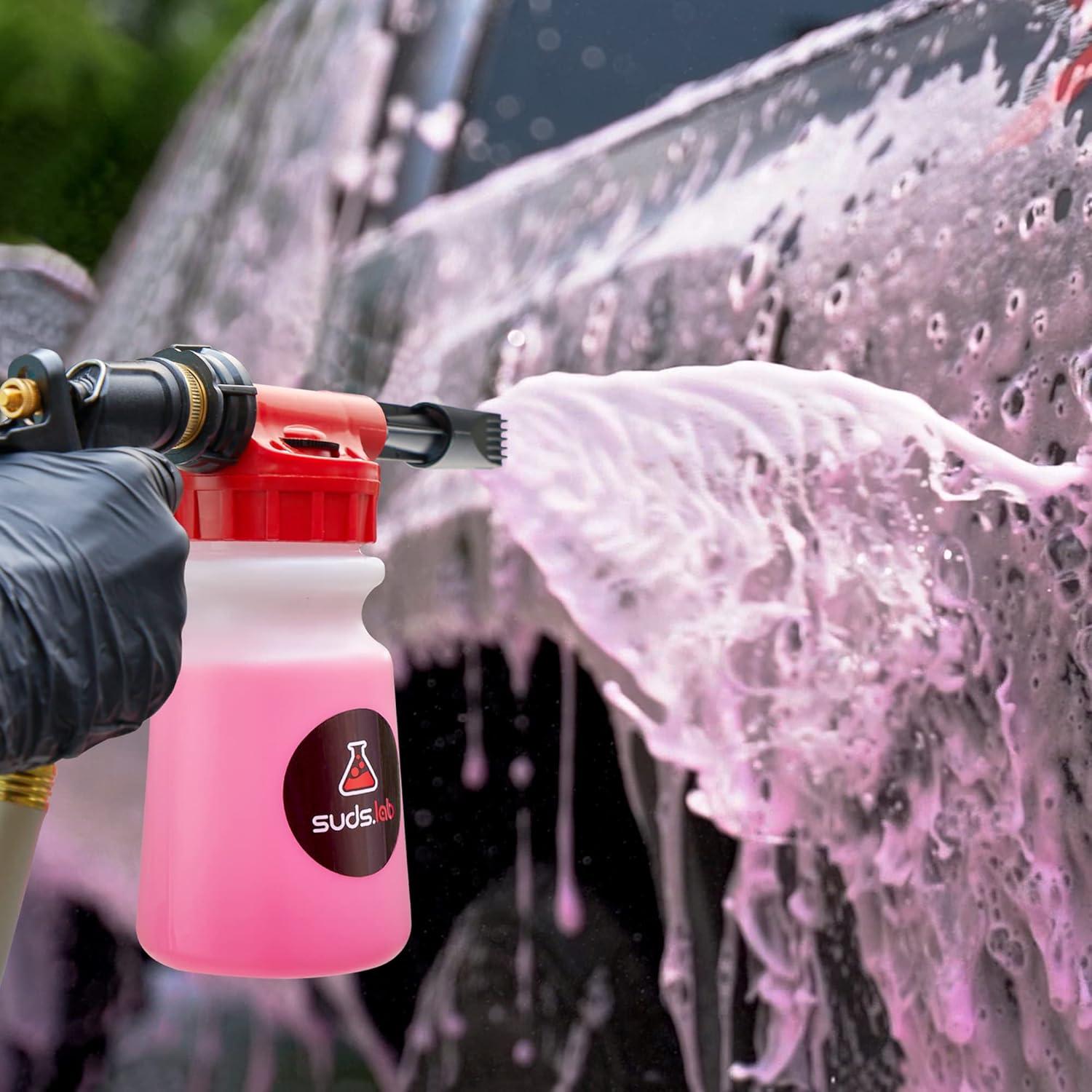 image:imageSuds Lab F3 Car Cleaning Foam Gun Adjustable Foam Nozzle Connect to Any Garden Hose Clean Dirt and Dust Home Car Washing