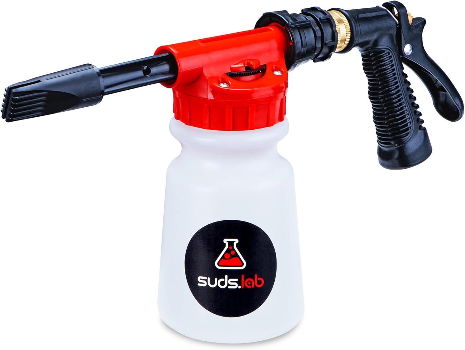 image:imageSuds Lab F3 Car Cleaning Foam Gun Adjustable Foam Nozzle Connect to Any Garden Hose Clean Dirt and Dust Home Car Washing