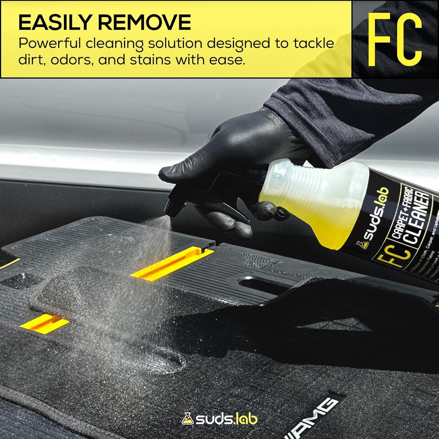 image:imageSuds Lab FC Carpet amp Fabric Cleaner Interior Upholstery Car Detailing for Seat Cloth Stains and Removes Odor with Clean Fresh Scent 32oz