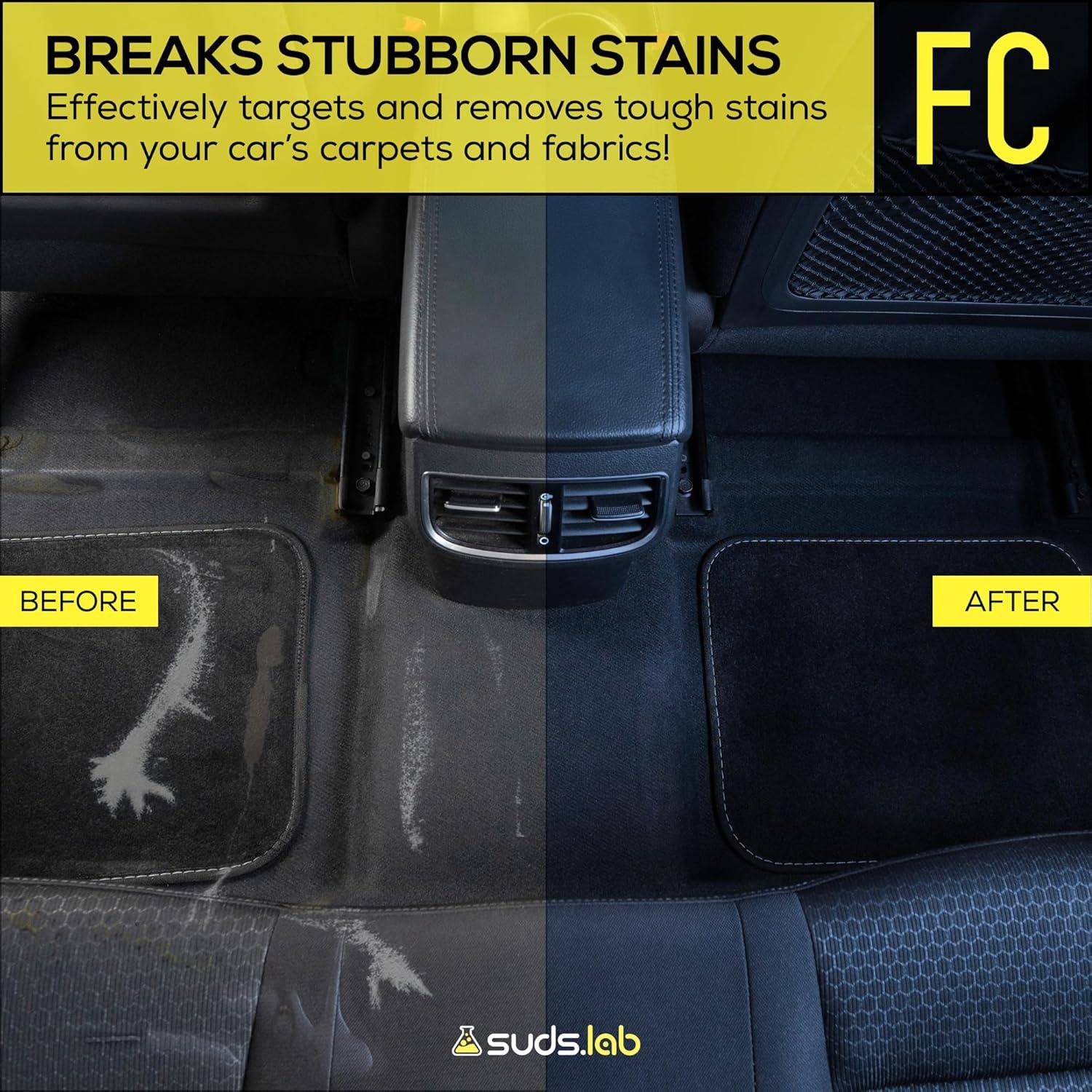 image:imageSuds Lab FC Carpet amp Fabric Cleaner Interior Upholstery Car Detailing for Seat Cloth Stains and Removes Odor with Clean Fresh Scent 32oz