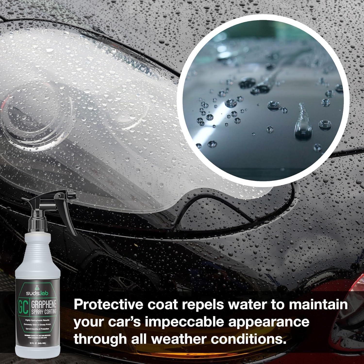 image:imageSuds Lab GC Graphene Spray Coating Sprayable Graphene Oxide Coating for Cars Boats RVs amp Motorcycles for Extreme Gloss Depth Shine and Protection 32 oz