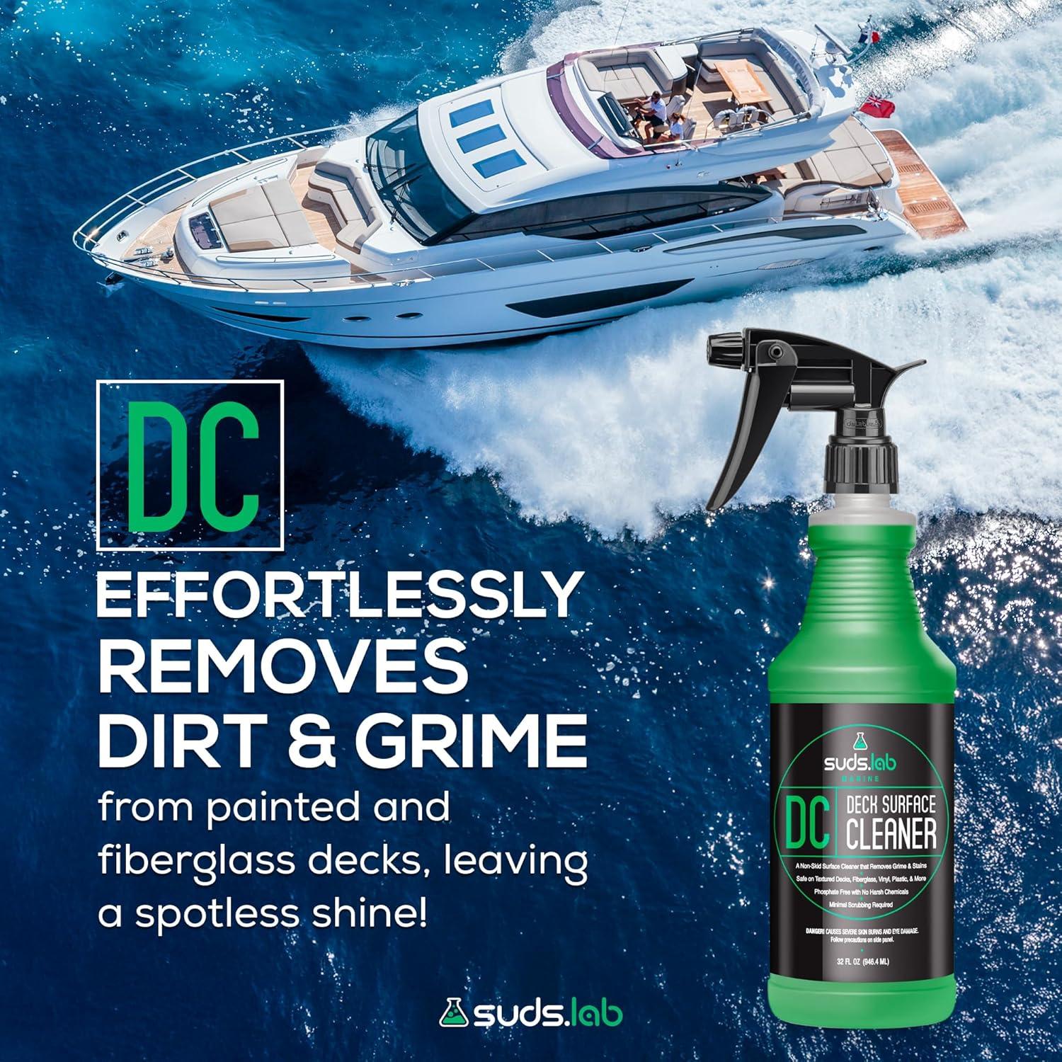 image:imageSuds Lab Marine DC Deck Surface Cleaner NonSkid for Boats Effective on Fiberglass Vinyl Plastic 32 oz