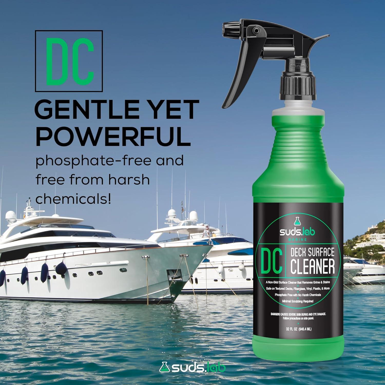 image:imageSuds Lab Marine DC Deck Surface Cleaner NonSkid for Boats Effective on Fiberglass Vinyl Plastic 32 oz