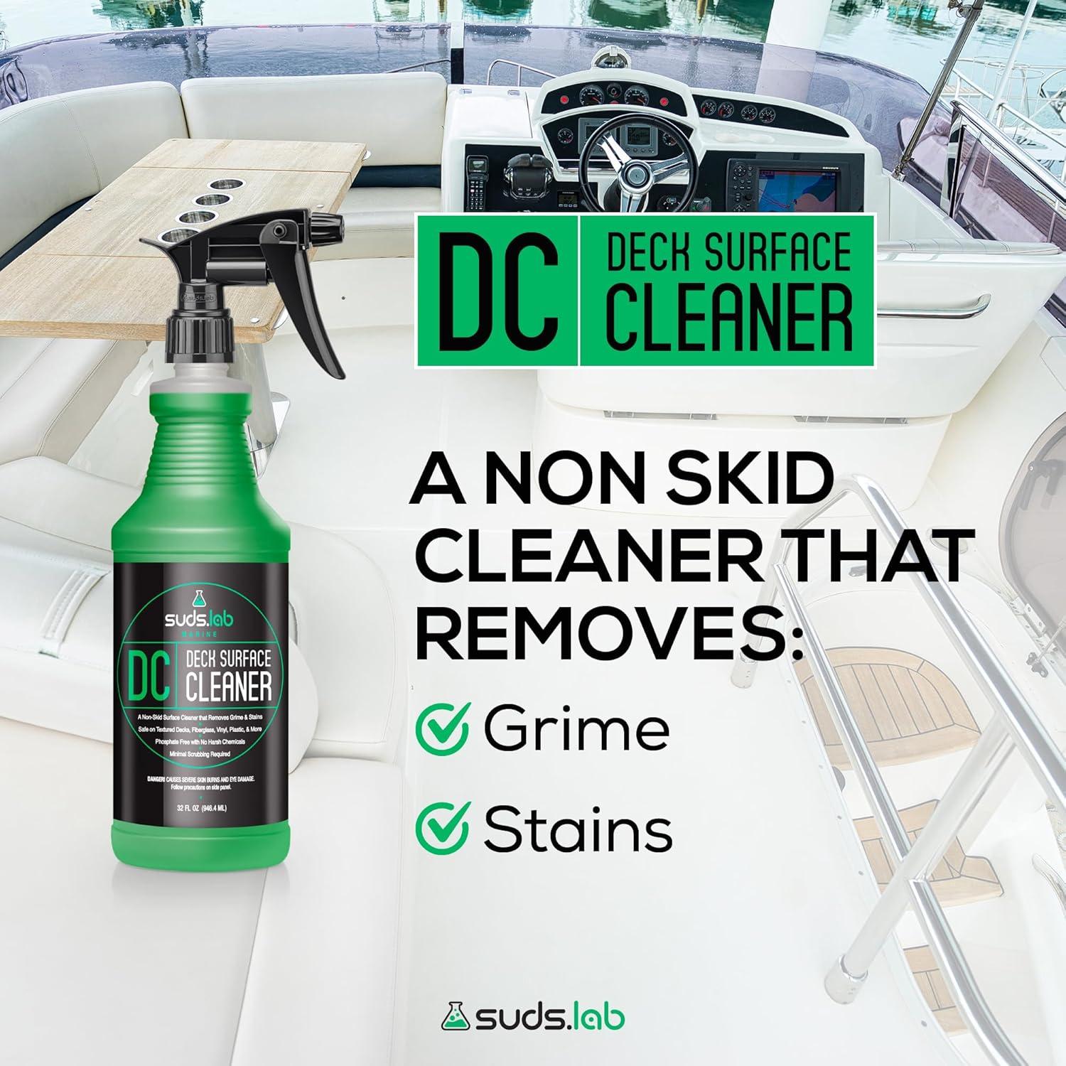 image:imageSuds Lab Marine DC Deck Surface Cleaner NonSkid for Boats Effective on Fiberglass Vinyl Plastic 32 oz