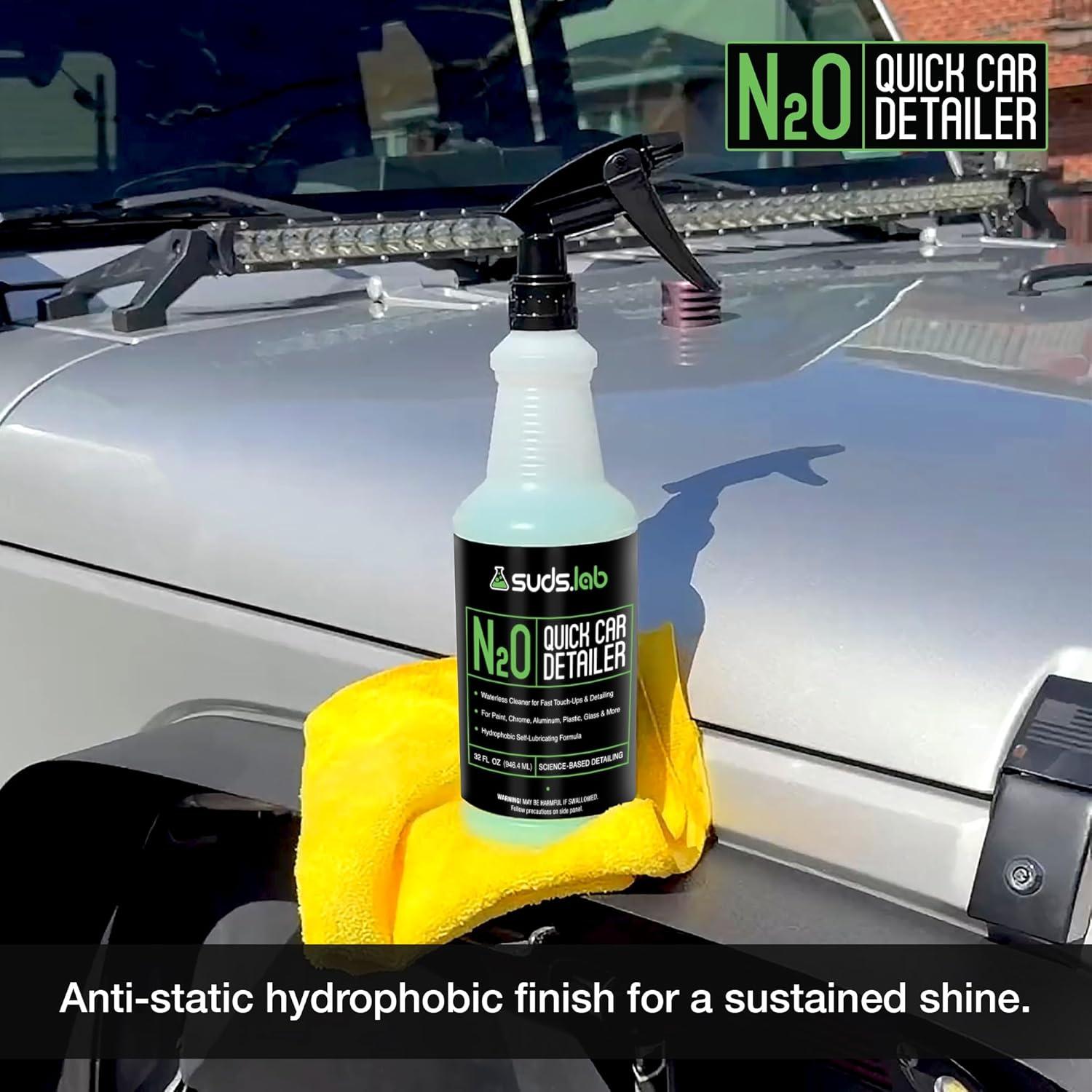 image:imageSuds Lab N20 Waterless Car Wash for Fast Touch Ups Auto Detailing Exterior Cleaner 32 oz1 Count Pack of 1