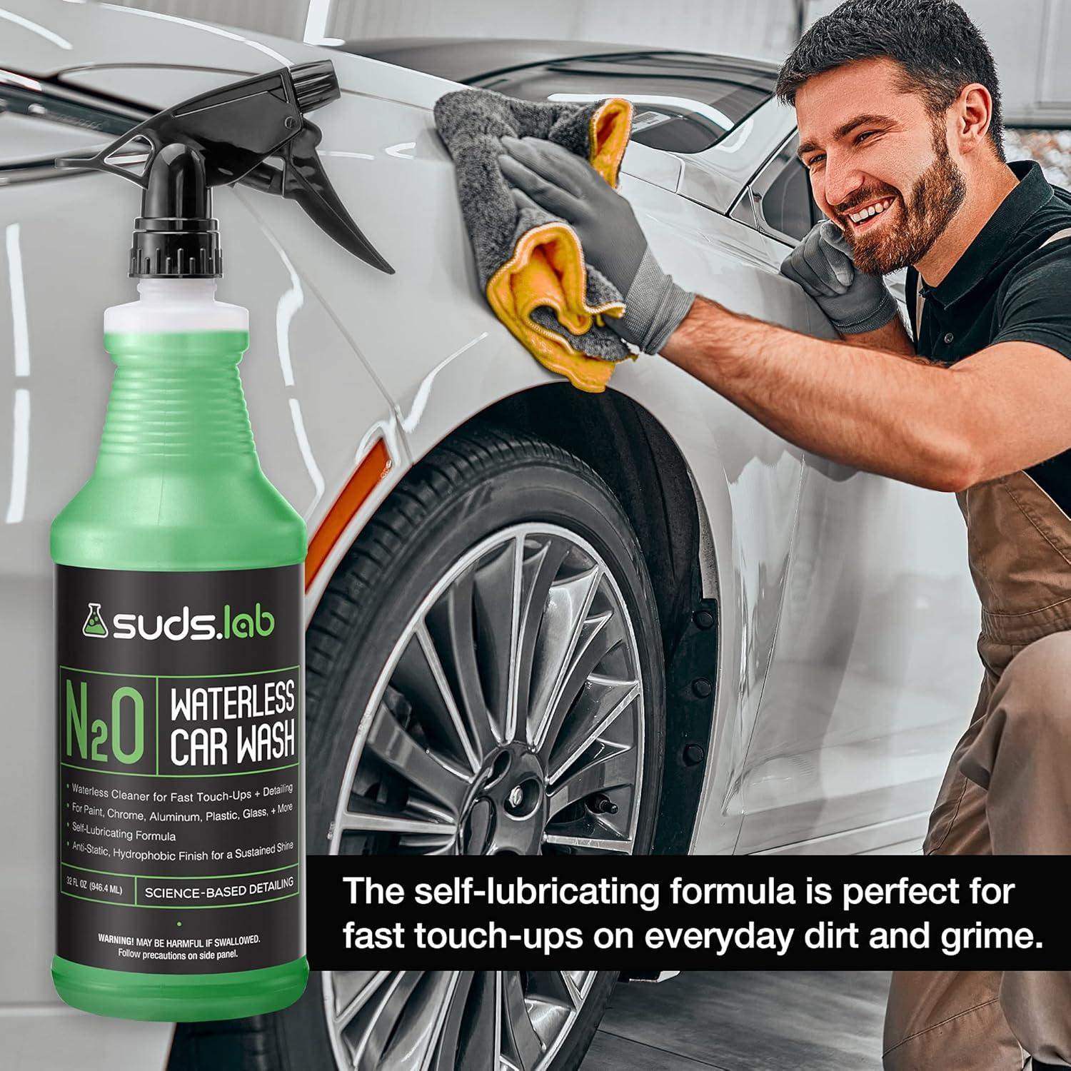 image:imageSuds Lab N20 Waterless Car Wash for Fast Touch Ups Auto Detailing Exterior Cleaner 32 oz1 Count Pack of 1