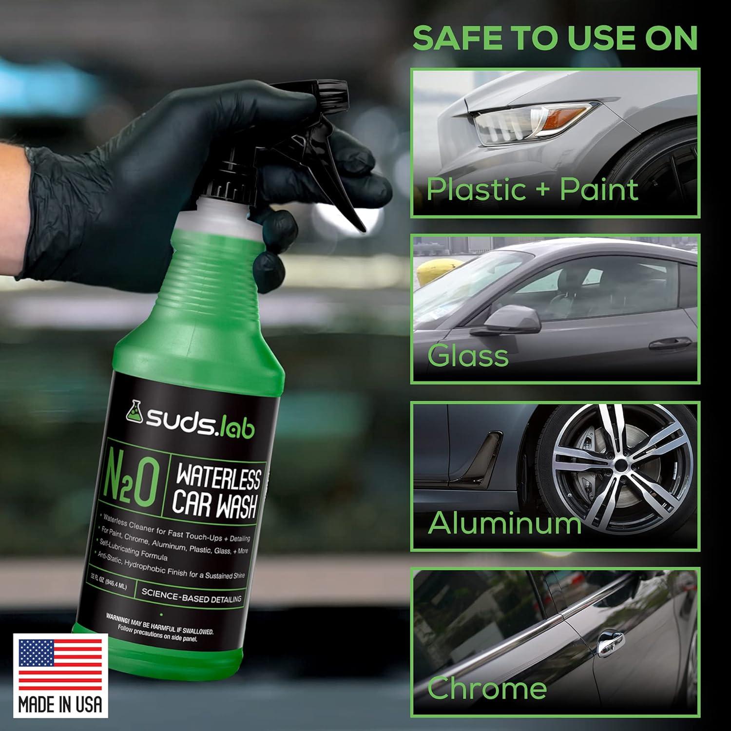 image:imageSuds Lab N20 Waterless Car Wash for Fast Touch Ups Auto Detailing Exterior Cleaner 32 oz1 Count Pack of 1