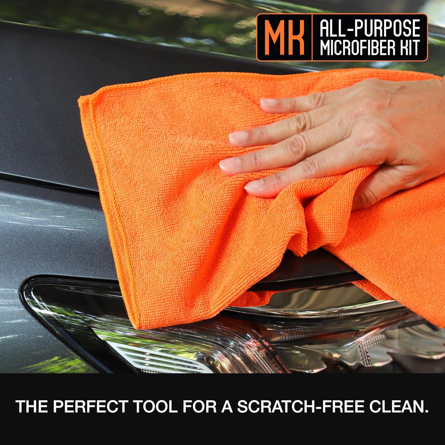 image:imageSuds Lab Premium Microfiber Towels for Car Detailing Cleaning Washing Polishing 16x16 UltraSoft Edgeless ScratchFree Cloth DualWeave Pack of 12