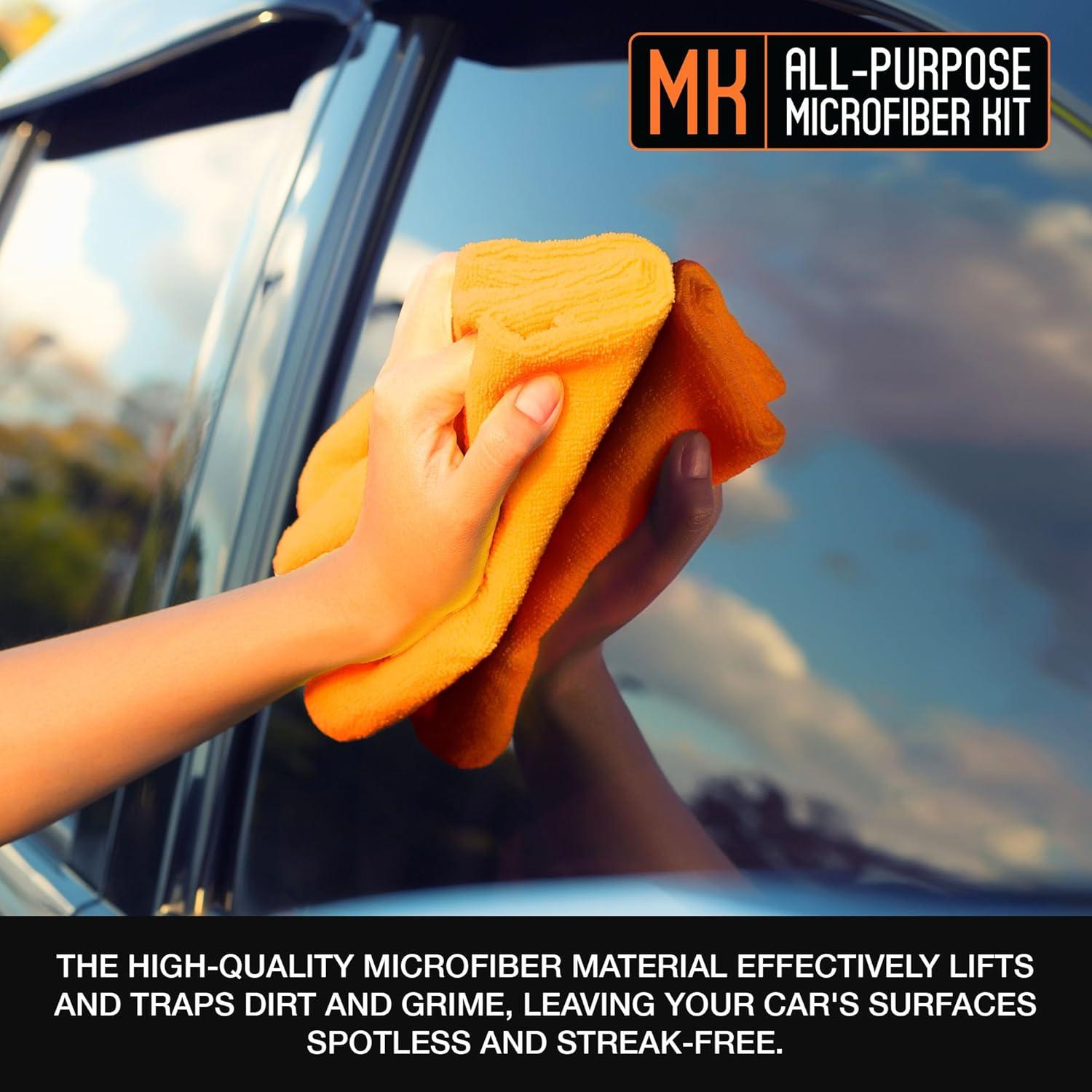 image:imageSuds Lab Premium Microfiber Towels for Car Detailing Cleaning Washing Polishing 16x16 UltraSoft Edgeless ScratchFree Cloth DualWeave Pack of 12