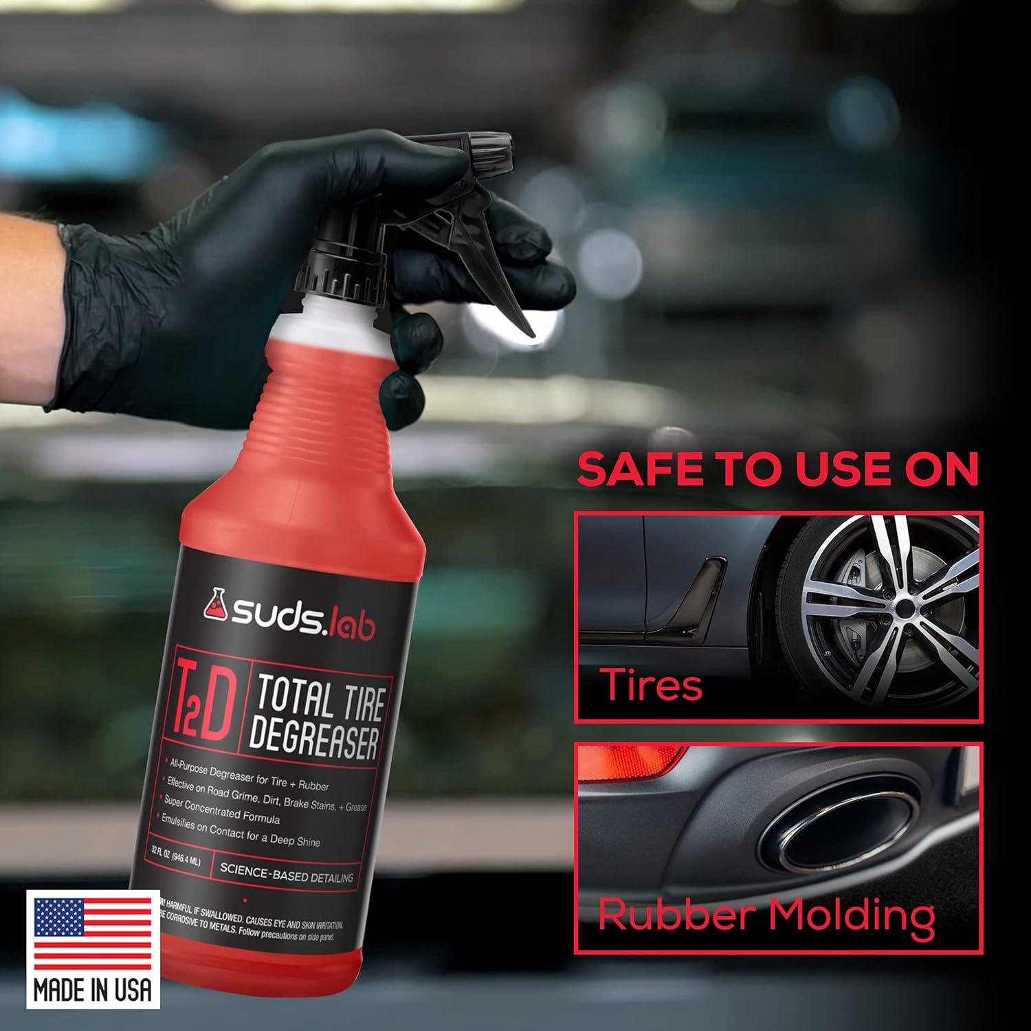 image:imageSuds Lab T2D Tire and Rubber Degreaser and Cleaner Works to Remove Grease Road Grime and Oil Stains from Tires and Rubber Trim 32 oz