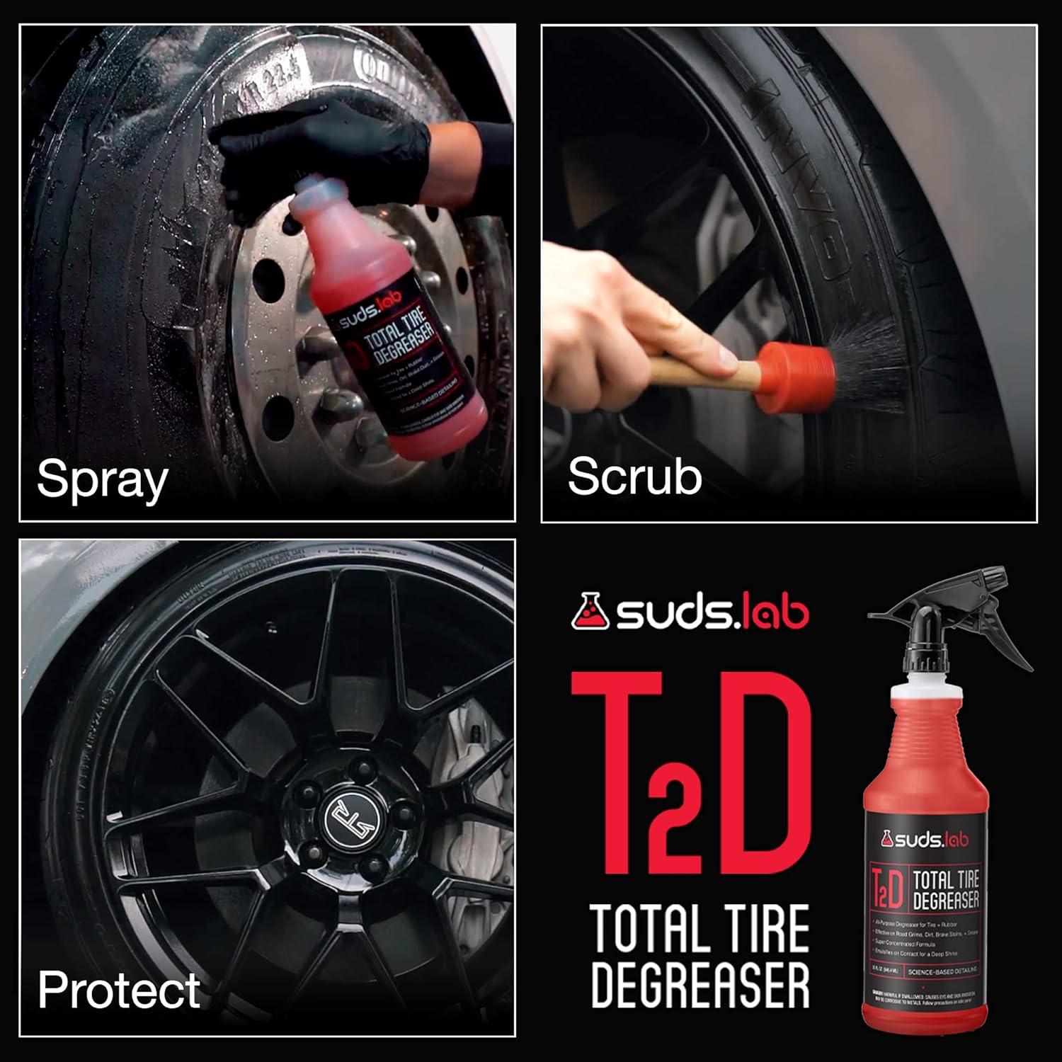 image:imageSuds Lab T2D Tire and Rubber Degreaser and Cleaner Works to Remove Grease Road Grime and Oil Stains from Tires and Rubber Trim 32 oz