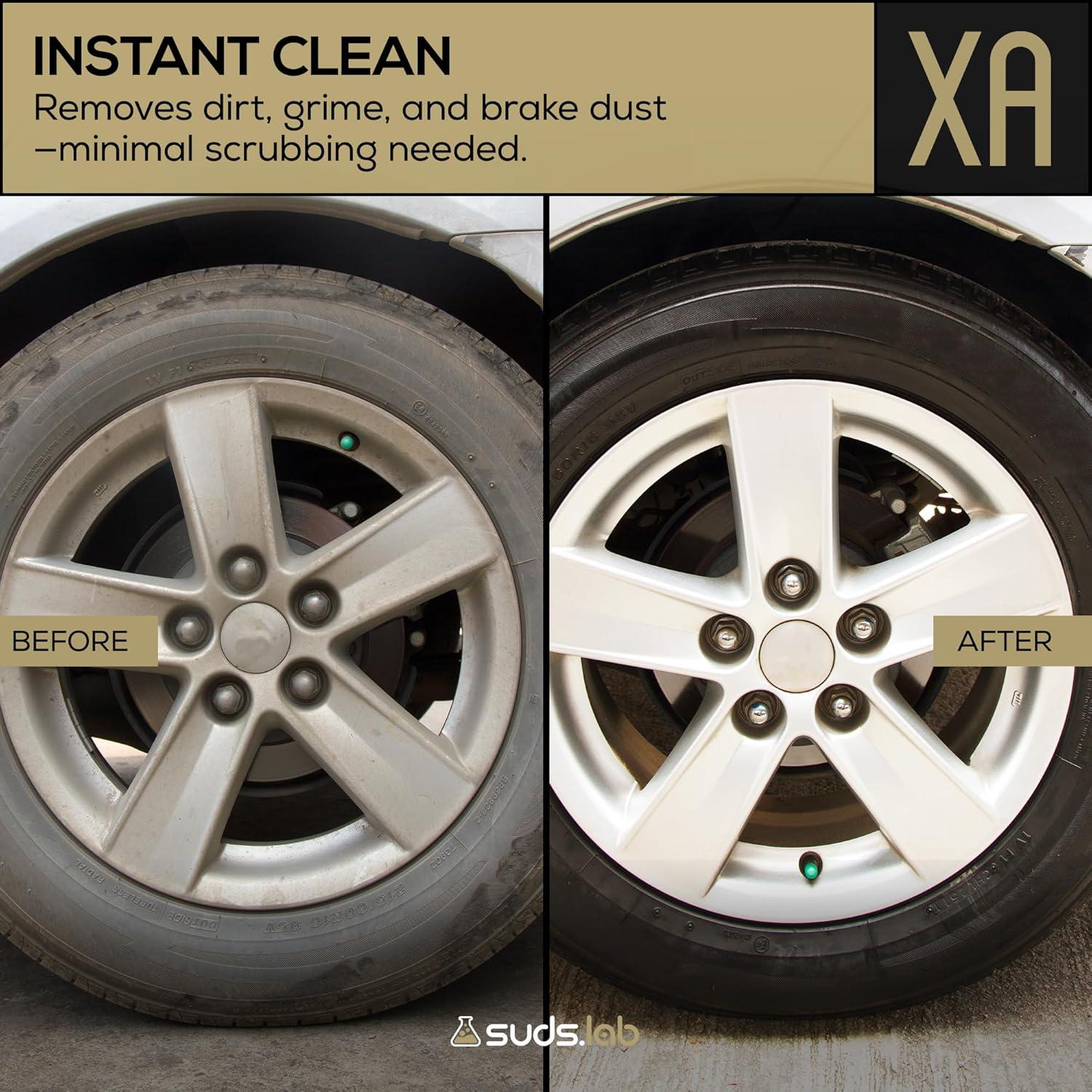 image:imageSuds Lab XA ZeroAcid Wheel Cleaner Cleans Brake Dust and Grime for Car Rims and Tires Safe on Chrome Alloy and Aluminum Rims 64 oz64 Fl Oz Pack of 1