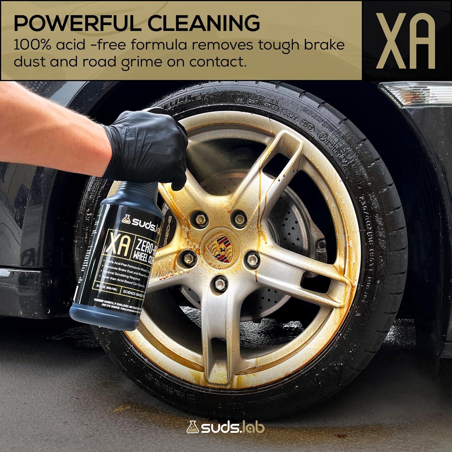 image:imageSuds Lab XA ZeroAcid Wheel Cleaner Cleans Brake Dust and Grime for Car Rims and Tires Safe on Chrome Alloy and Aluminum Rims 64 oz64 Fl Oz Pack of 1