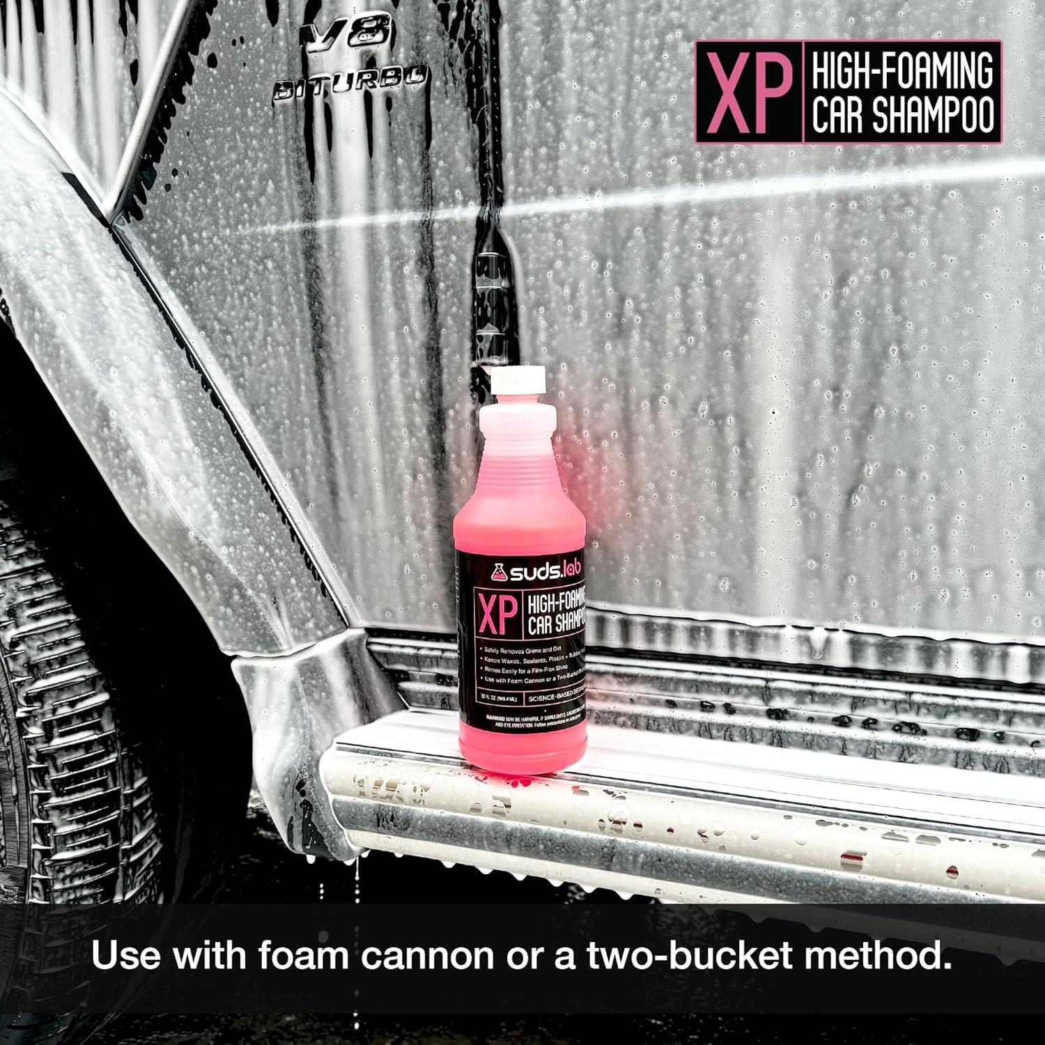 image:imageSuds Lab XP High Foaming Exterior Car Wash Shampoo Effectively Removes Dirt and Grime Use with Foam Cannon or Bucket Wash 64 oz32 Ounce Pack of 1