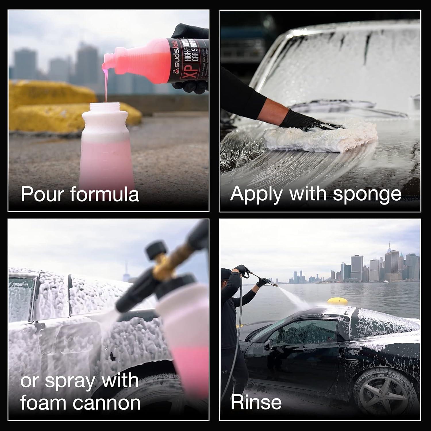 image:imageSuds Lab XP High Foaming Exterior Car Wash Shampoo Effectively Removes Dirt and Grime Use with Foam Cannon or Bucket Wash 64 oz32 Ounce Pack of 1