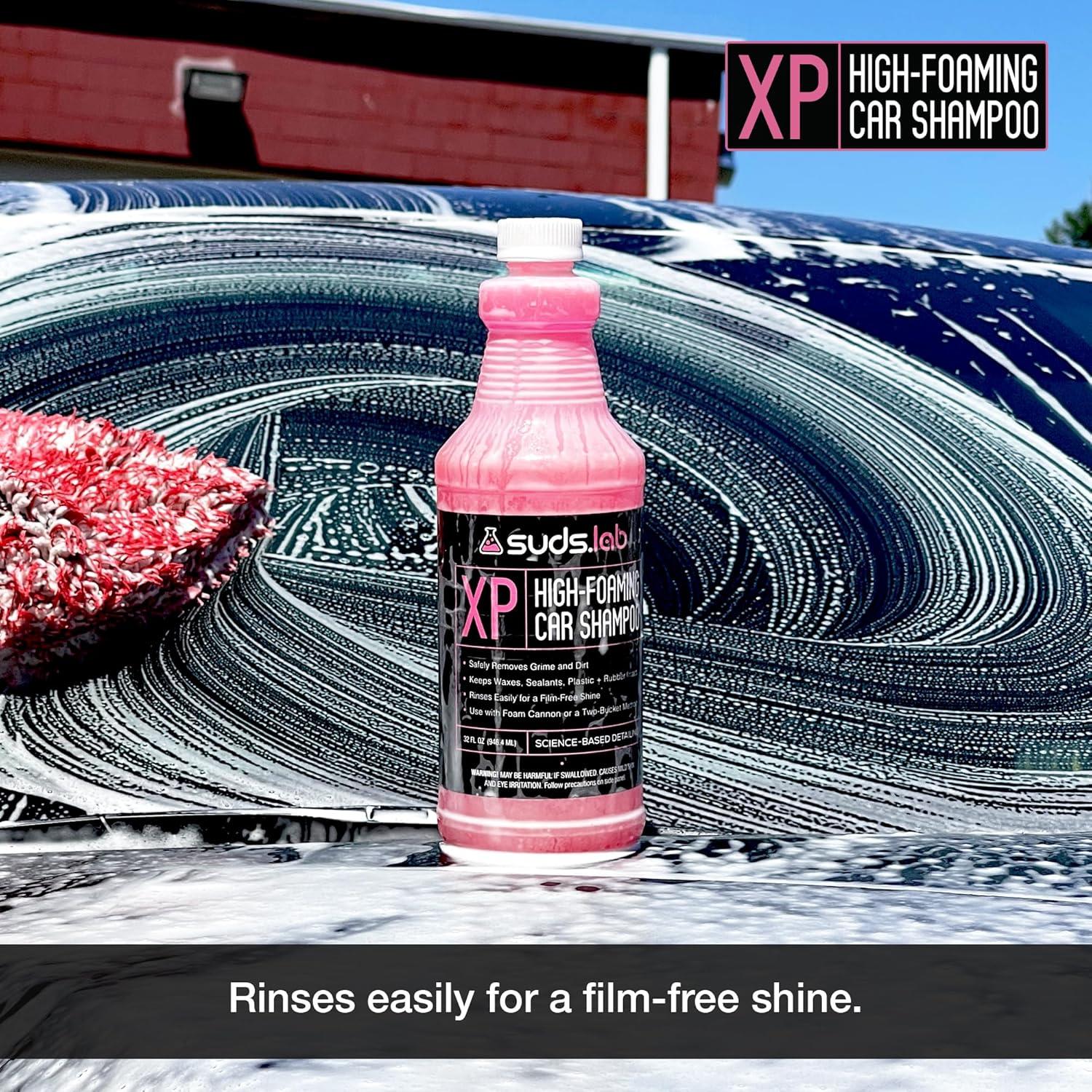 image:imageSuds Lab XP High Foaming Exterior Car Wash Shampoo Effectively Removes Dirt and Grime Use with Foam Cannon or Bucket Wash 64 oz32 Ounce Pack of 1