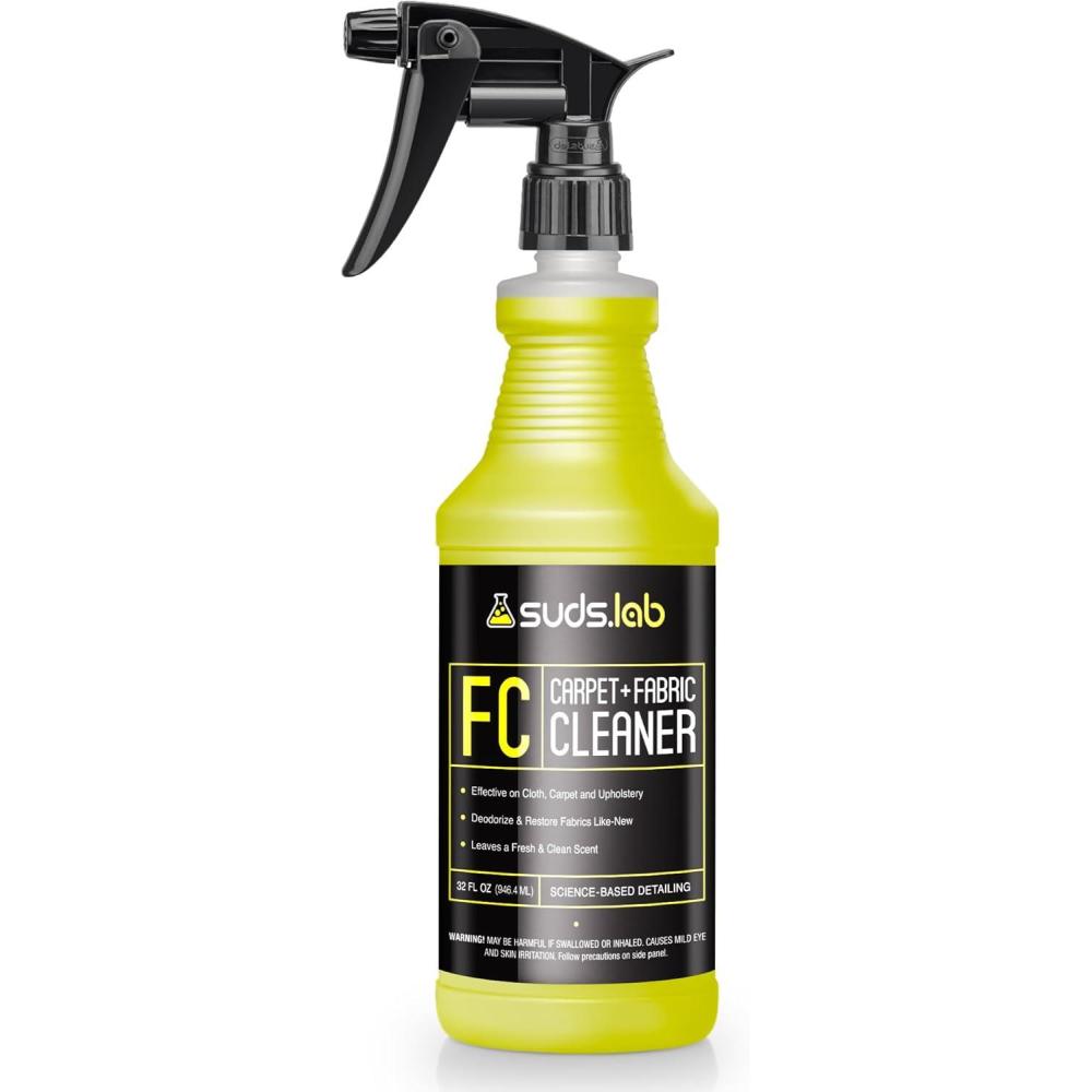 image:imageSuds Lab FC Carpet amp Fabric Cleaner Interior Upholstery Car Detailing for Seat Cloth Stains and Removes Odor with Clean Fresh Scent 32oz