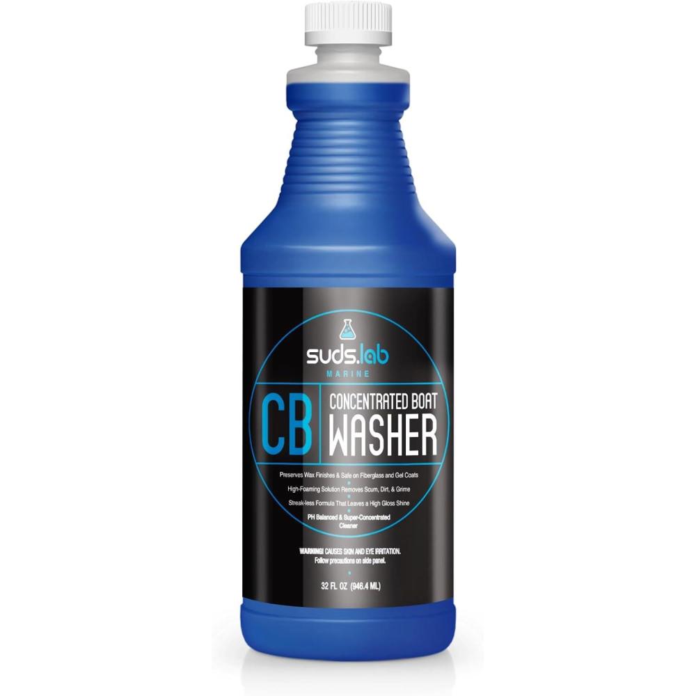 image:imageSuds Lab Marine CB Boat Cleaner  HighFoaming Formula for Fiberglass amp Gel Coats  StreakFree Shine 32 oz