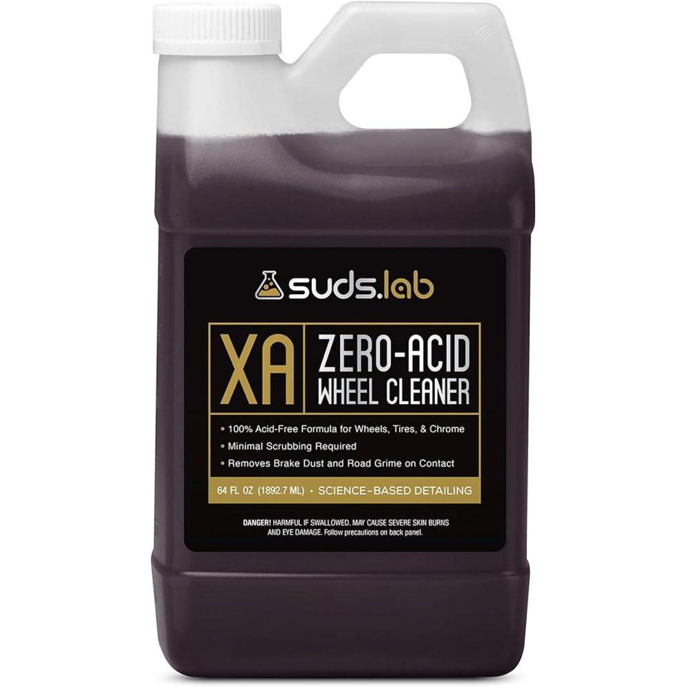 image:imageSuds Lab XA ZeroAcid Wheel Cleaner Cleans Brake Dust and Grime for Car Rims and Tires Safe on Chrome Alloy and Aluminum Rims 64 oz64 Fl Oz Pack of 1