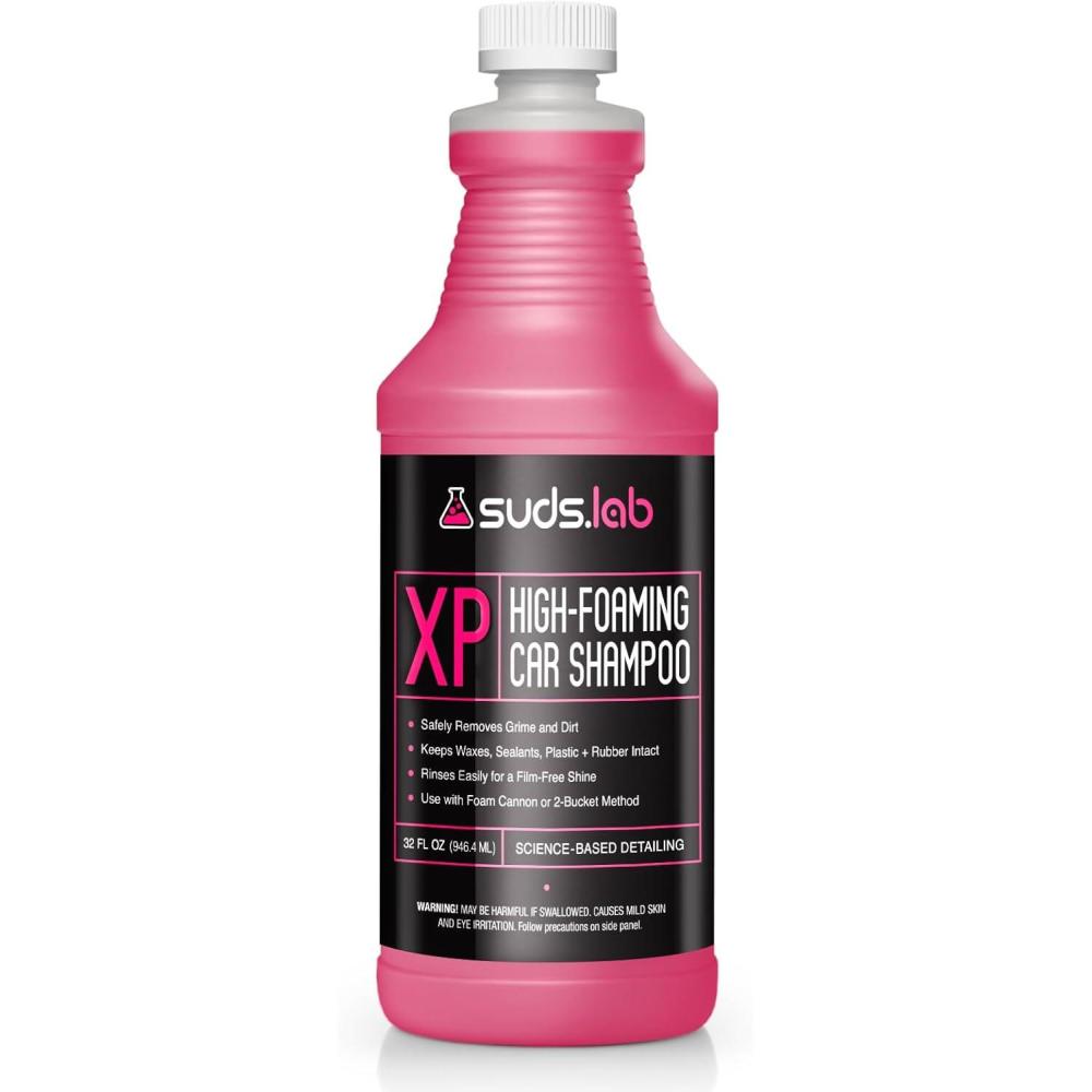 image:imageSuds Lab XP High Foaming Exterior Car Wash Shampoo Effectively Removes Dirt and Grime Use with Foam Cannon or Bucket Wash 64 oz32 Ounce Pack of 1