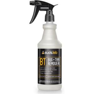Suds Lab BT Tar Remover, All Purpose Exterior Cleaner & Degreaser, Wipe Away Tar on Plastic, Rubber, Metal, Chrome, Aluminum & Windows