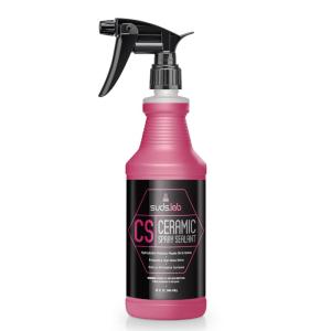 Suds Lab CS Ceramic Spray Sealant – Paint Protectant and Chemical Resistant, High Gloss Surface Shield, Water and Dirt Repellent Protection, Easy to Use, Long Lasting Hydrophobic Spray 32 oz.