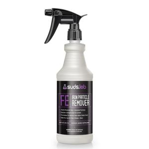 Suds Lab FE Iron Particle Remover, Fallout Rust Remover Spray for Car Detailing, Safe on Car Paint, Motorcycle, RV & Boat Finishes 32 oz.