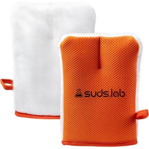 Suds Lab Oversized Scrub Pad – Heavy Duty Car Wash and Interior Cleaning Mitt for Auto, Upholstery, and Detailing | Durable, Scratch-Free Cleaning Tool