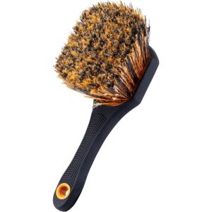 Suds Lab Wheel Spoke Brush Rubberized Handle Soft Bristle Car Detailing Wheel Brush, Rim, Wheel, Dust Cleaner Brush(Rubberized Handle)