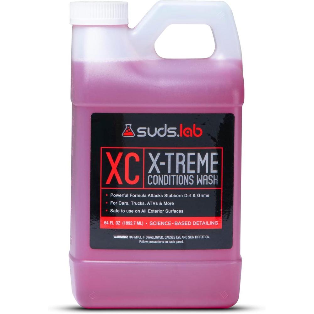 image:imageSuds Lab XC XTreme Conditions Wash Deep Cleaning Decon Car Wash Soap For A Fresh Start Removes Old Wax And Sealants Efficient Surface Prep For New Polish Or Coating SpotFree Shine 64 oz